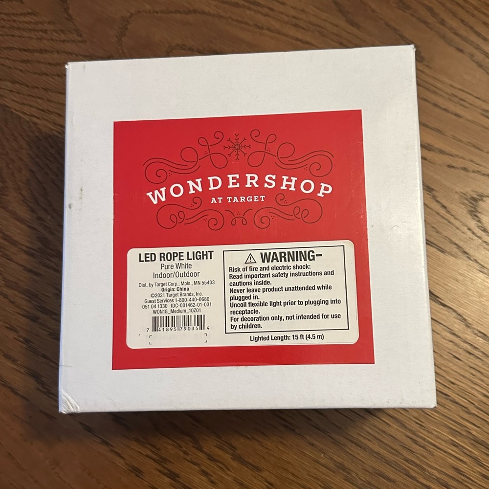Wondershop Pure White LED Rope Light